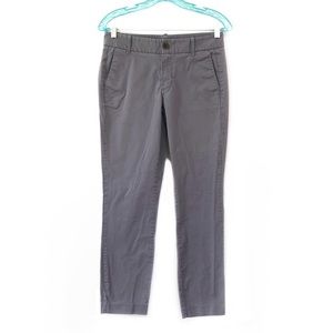 J. Crew Frankie Stretchy Solid Grey Business Casual Career Preppy Chino Pants 2